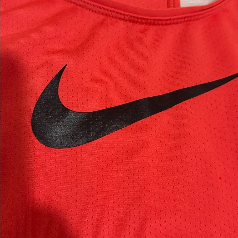 Nike Women's Dri-Fit Vibrant Red Racerback Tank